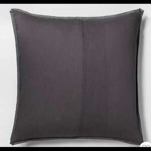 Hearth & Hand Accents - Euro Pillow Sham Railroad Grey Hearth & Hand New Hearth & Hand Accents - Euro Pillow Sham Railroad Grey Hearth & Hand New